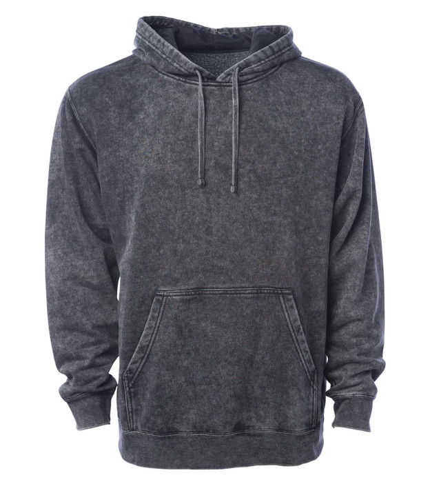 Unisex Mineral Wash Pullover Hood
