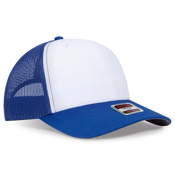 Seamless 6 Panel Mid Profile Mesh Back Trucker