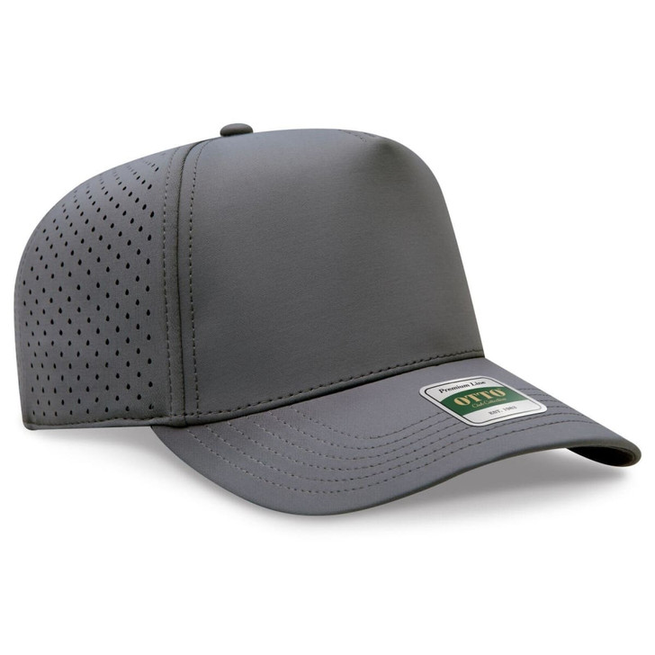 Club Collection 5 Panel Mid Profile Perforated Cap