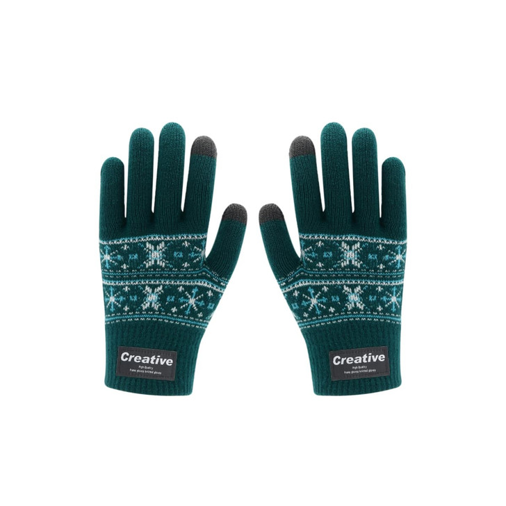 Kids Jacquard Gloves
