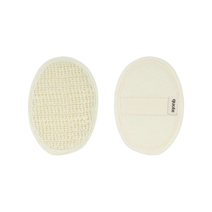 Natural Cotton Linen Bath Sponge Pad