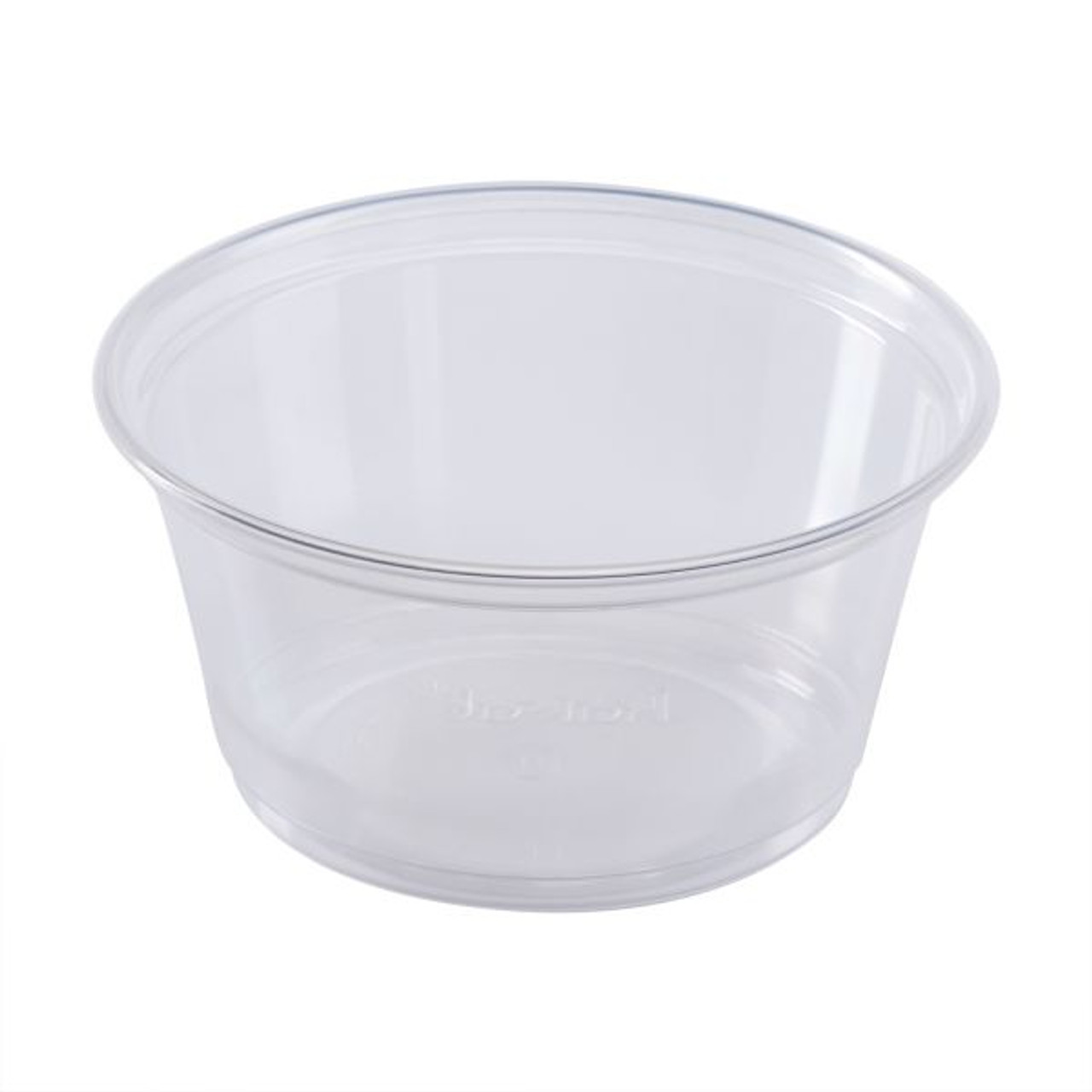 Choice 5.5 oz. Black Plastic Souffle Cup / Portion Cup - 2500/Case