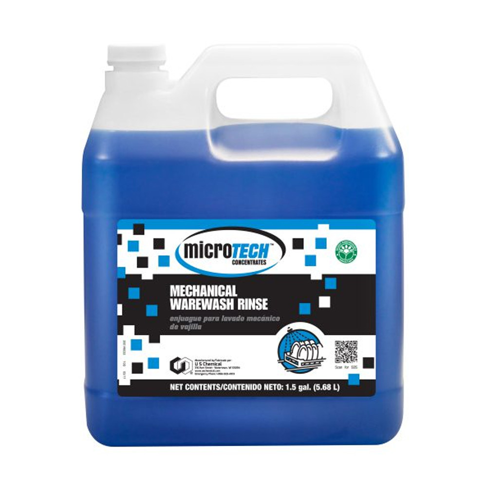 US CHEMICAL 5325998 MicroTECH 1.5 Gallon Mechanical Warewash Rinse 2/cs