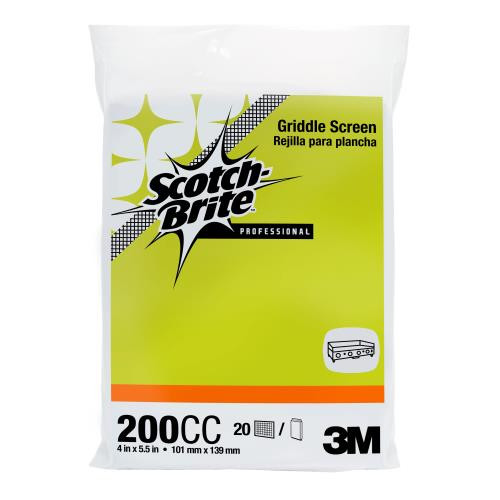 3M 200CC SCOTCH GRIDDLE SCREENS  200CC 4X5.5" (CASE OF 200)