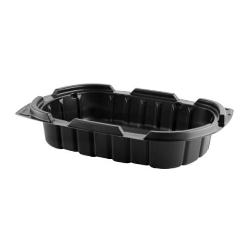 ANCHOR PACKAGING 4541424 CF424 CRISP FOOD 24OZ  MICRO CONTR P/P 6X9 1-CMPT BLK (CASE OF 252)