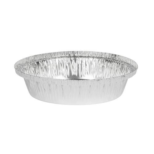 CHEFS SEAL CS7R 7" ROUND FOIL PAN  ALUMINUM SILVER (CASE OF 500)