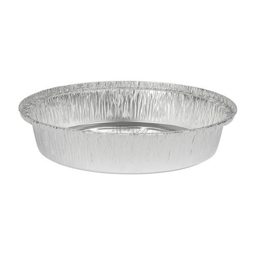 CHEFS SEAL CS9R 9" ROUND FOIL PAN  ALUMINUM SILVER (CASE OF 500)