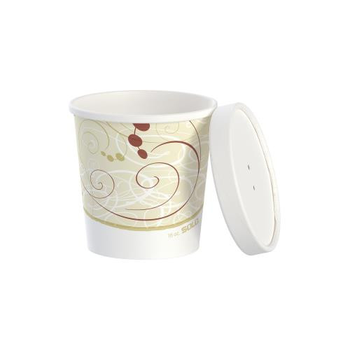 DART KHSB12A-J8000 SYMPHONY SQUAT  FLEX COMBO PAK 12-OZ WHT (CASE OF 250)