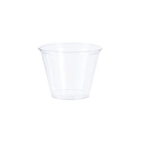 DART TP9R SOLO ULTRA CLEAR CUP PET  9-OZ SQUAT (CASE OF 1000)