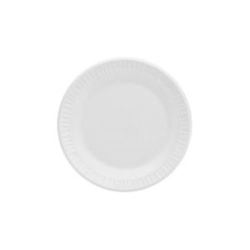 DART 6PWCR PLATE FOAM UNLAMINATED  DINNERWARE 6" WHITE (CASE OF 1000)