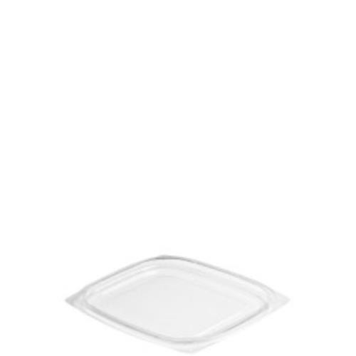DART C12DLR PAC FLAT LID SNAP ON  CLEAR (CASE OF 1008)