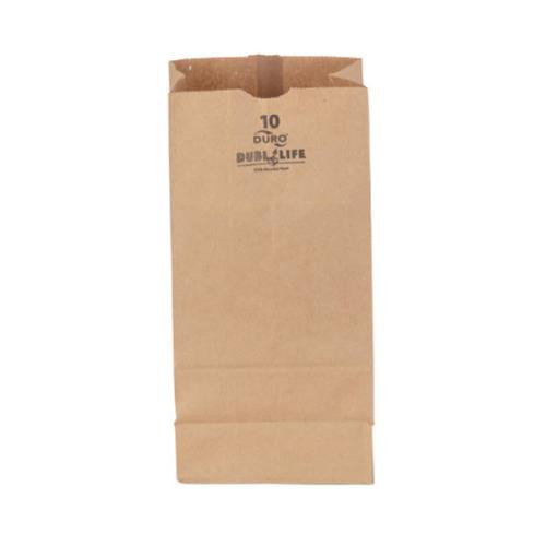 DURO 18410 10# GROCERY BG 35# KRAFT  RECYL 10# 6-5/16X4-3/16X13-3/8 (CASE OF 500)