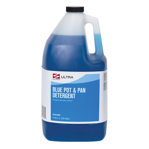 ECOLAB  6101324 SWISHER ULTRA BLUE  POT&PAN DETERGENT 1-GAL DK BLU (CASE OF 2)