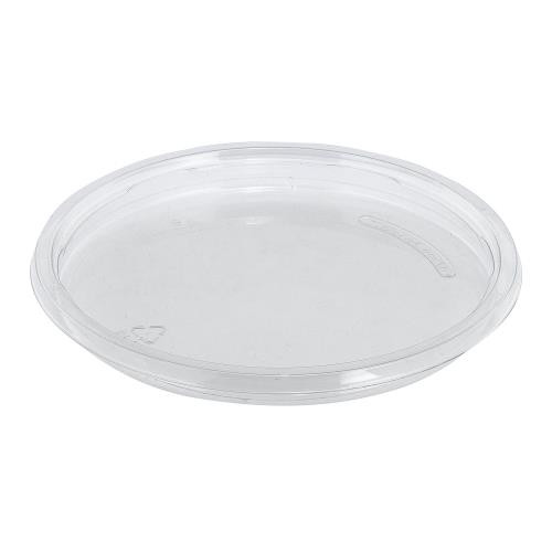 ECO-SYSTEMS ECORDILID-RP ROUND DELI LID  INSIDE FIT RPET ROUND CLEAR (CASE OF 500)