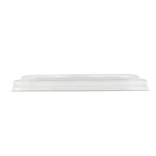 ECO-SYSTEMS ECOSDOLID-RP SQUARE DELI LID  OUTSIDE FIT PETE 4.5X4.5 CLR (CASE OF 600)