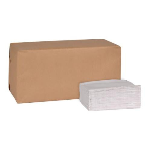 D780  MAINSTREET/MASTERFOLD  WHT 13X12 DISPR NAPKIN  12/500 (CASE OF 6000)