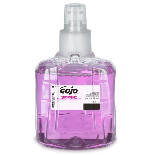 GOJO  1912-02 GOJO ANTIBACTERIAL  PLUM HANDWASH FOAM 1200ML PURP (CASE OF 2)