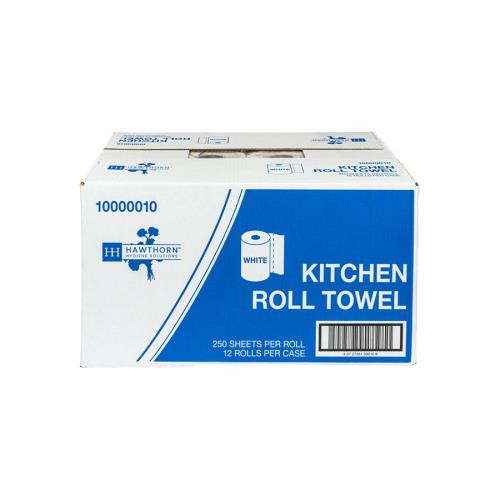 HAWTHORN 10000010 KITCHEN ROLL TOWEL  PAPER 2-PLY 8X11 WHITE (CASE OF 3000)