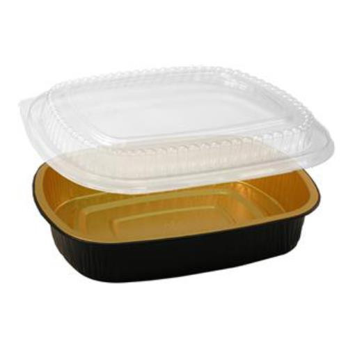 HFA  4202-70-50WDL GOURMET TO GO  ENTREE W/DOME LID ALUM/PLAS (CASE OF 50)