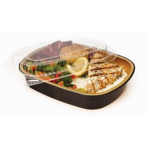 HFA  420370500WDL GOURMET TO GO LGE  CARRY OUT BASE/LID COMBO BLK/G (CASE OF 50)