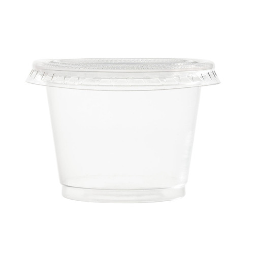 JOVIALS JV100 PORTION CUP 1OZ  CLEAR,  PP,  50/50 (CASE OF 2500)