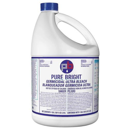 KIK CUSTOM PRODUCTS 11008635042 PURE BRIGHT BLEACH  GERMICIDIAL 1-GAL (CASE OF 6)