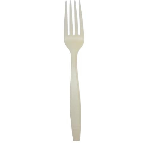 LOLLICUP USA  KE-U2020 FORK HVY/WT PLA NATRL  BIODEGRADABLE (CASE OF 1000)