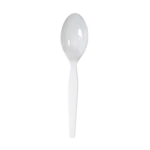 MASTERAGENTS  75252494 TEASPOON MW PP WHITE  WHITE BULK PACK (CASE OF 1000)