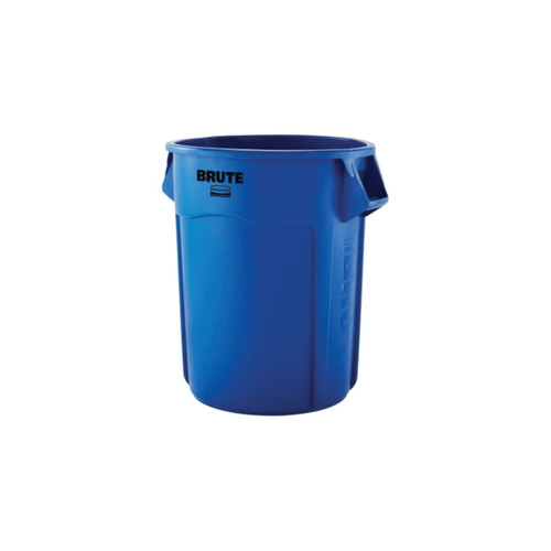 NEWELL   1779732 BRUTE ROUND CONTAINER  LLDPE 55-GAL BLUE (CASE OF 3)
