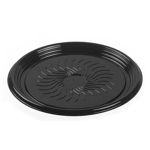 POLARPAK  51200 EBONY CATER TRAY FLAT  PETE 12" BLACK (CASE OF 50)