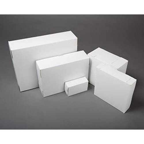 QUALITY CARTON & CONVERTING  6600 2 ECLAIR BAKERY BOX CLAY  CARDBOARD 6-1/4X3-3/4X2-1/8 (CASE OF 250)