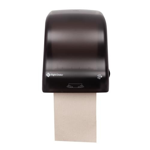 RIGHT CHOICE 78000034 R/C H/F ROLL TOWEL  DISPENSER BLACK (CASE OF 1)
