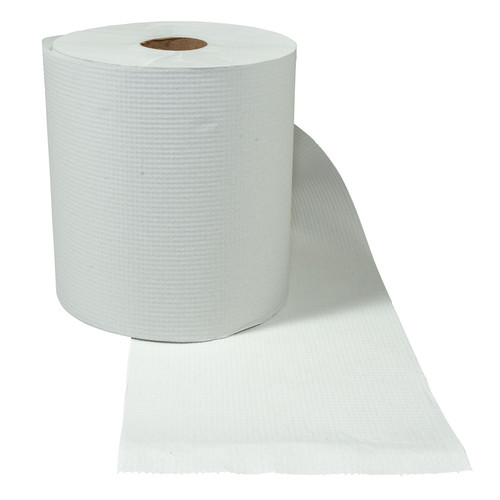 RIGHT CHOICE 78000374 R/C HWRT ROLL TOWEL  PPR 7.875X600' 1-PLY WHT (CASE OF 12)