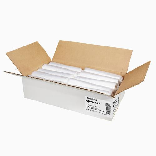 RIGHT CHOICE 78000055 HDPE CAN LINER 30X37  20/30-GAL 12 MIC NAT RL (CASE OF 500)