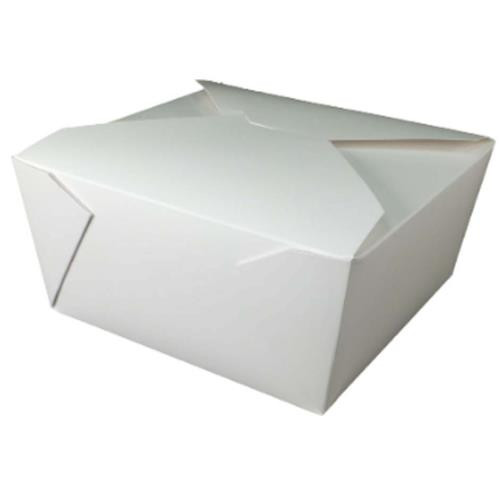 WESTROCK 07BPWHITEM SQUAT BIOPAK FOOD  CONTR W/O HANDLE 164-OZ WHITE (CASE OF 100)