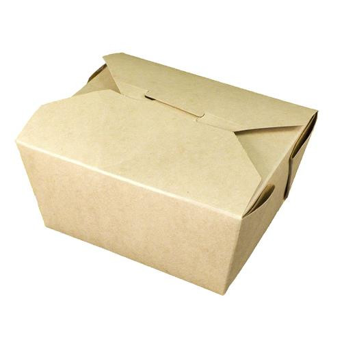 WESTROCK 01BPEARTHM NATURAL KRAFT PAPER  CONTAINER 4-3/8X3.5X2.5 (CASE OF 450)