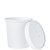 DART KHB16A-2050 16-OZ COMBO W/LID  WITH PAPER LID WHITE (CASE OF 250)