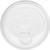 DART LK316W-0007 TRAVELOCK WHITE PS  RECLOSABLE DOME LID (CASE OF 1000)
