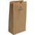 DURO 18408 8# GROCERY BAG 35# KRAFT  RECYLD 8# 6-1/8X4-1/8X12-7/16 (CASE OF 500)