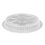HFA  2047DL  DOME LID FOR 7" ROUND  PLASTIC; FITS 7" RND (CASE OF 500)