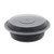 PACTIV NEWSPRING NC718B 16OZ RND MICRO CONT/LID  COMBO BLACK       150/CS (CASE OF 150)