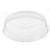 POLARPAK  51840 EBONY CATER TRAY DOME  LID PETE 4" CLEAR F/18" TRAY (CASE OF 50)