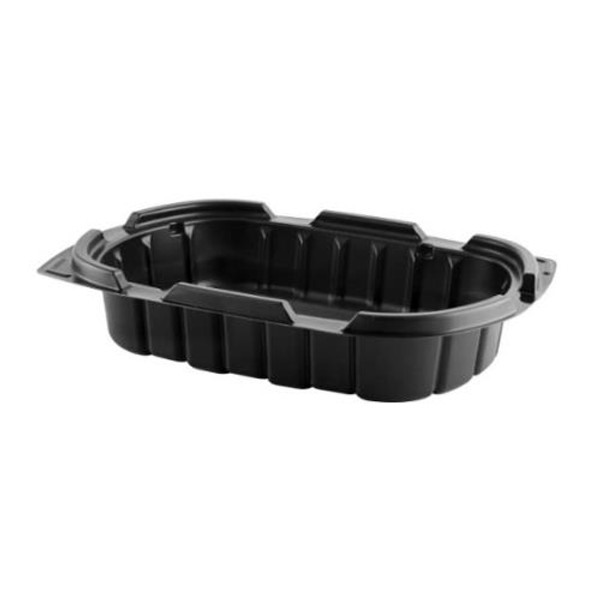 ANCHOR PACKAGING 4541424 CF424 CRISP FOOD 24OZ  MICRO CONTR P/P 6X9 1-CMPT BLK (CASE OF 252)