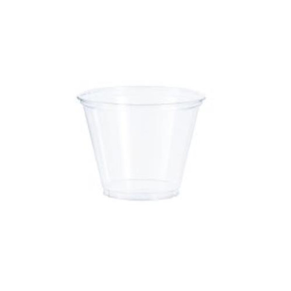 DART TP9R SOLO ULTRA CLEAR CUP PET  9-OZ SQUAT (CASE OF 1000)