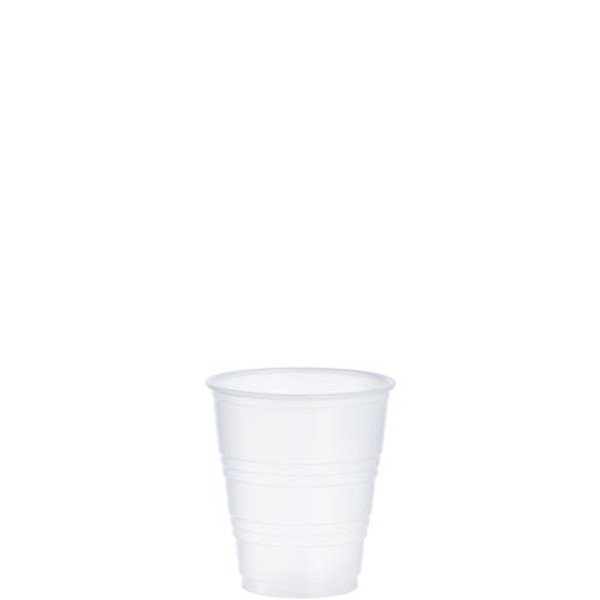 DART Y5 RIBBED CUP P/S 5-OZ TRANS   (CASE OF 2500)