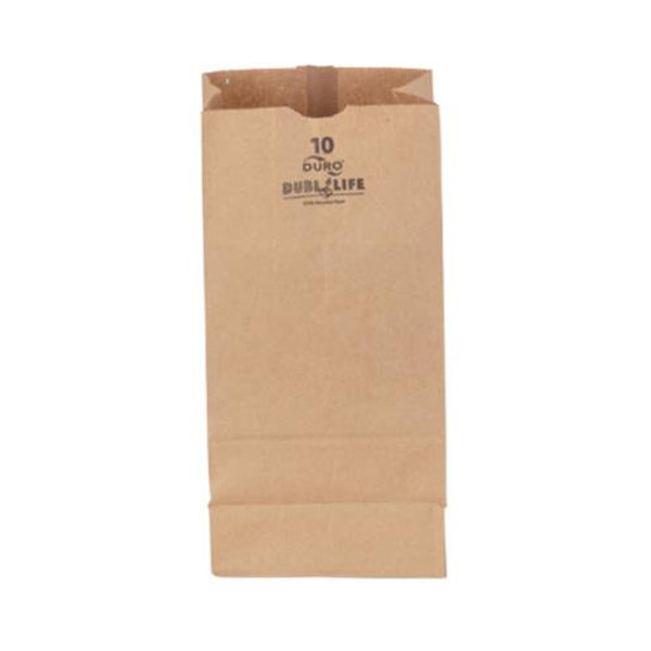 DURO 18410 10# GROCERY BG 35# KRAFT  RECYL 10# 6-5/16X4-3/16X13-3/8 (CASE OF 500)