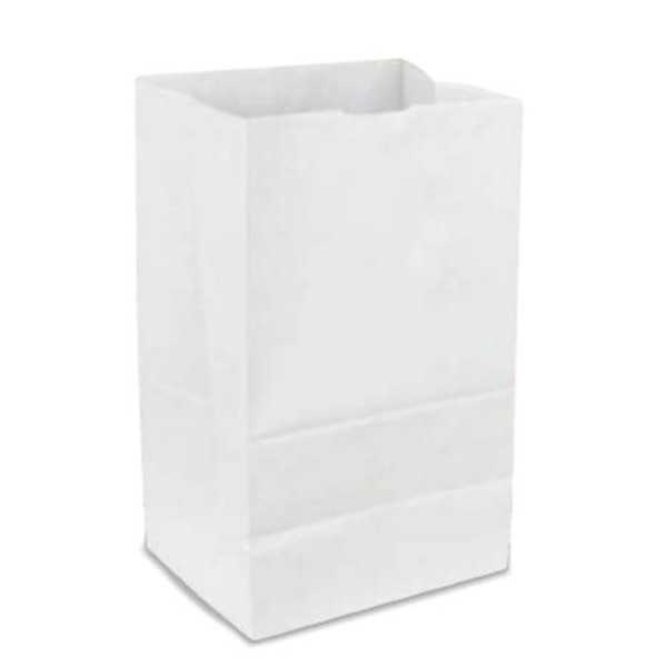 DURO 51025 25# WHITE GROCERY 40#  25-LB 8.25X5.25X18 WHITE VIRGI (CASE OF 500)