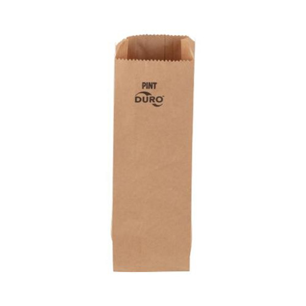 DURO 40032 PINT LIQUOR BAG 35#  PAPER 3.75X2.25X11.5 KRAFT (CASE OF 500)