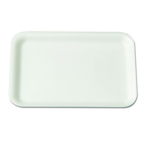 DYNE-A-PAK  2   WHITE FOAM TRAY  8.25X5-11/16X1      500/CS (CASE OF 500)