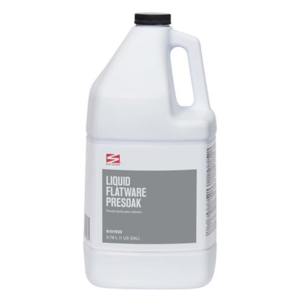 ECOLAB  6101933 SWISHER PRESOAK  FLATWARE LIQ 1-GAL DARK BLUE (CASE OF 4)